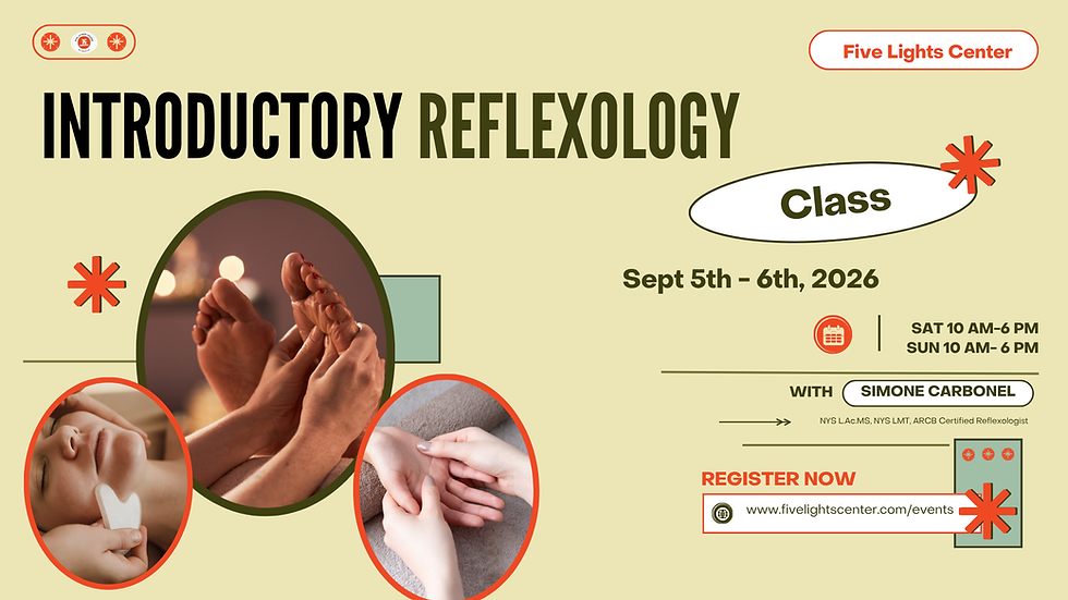 Introductory Reflexology Class: A Hands-On Approach to Restoring Balance (20 CE hours)
