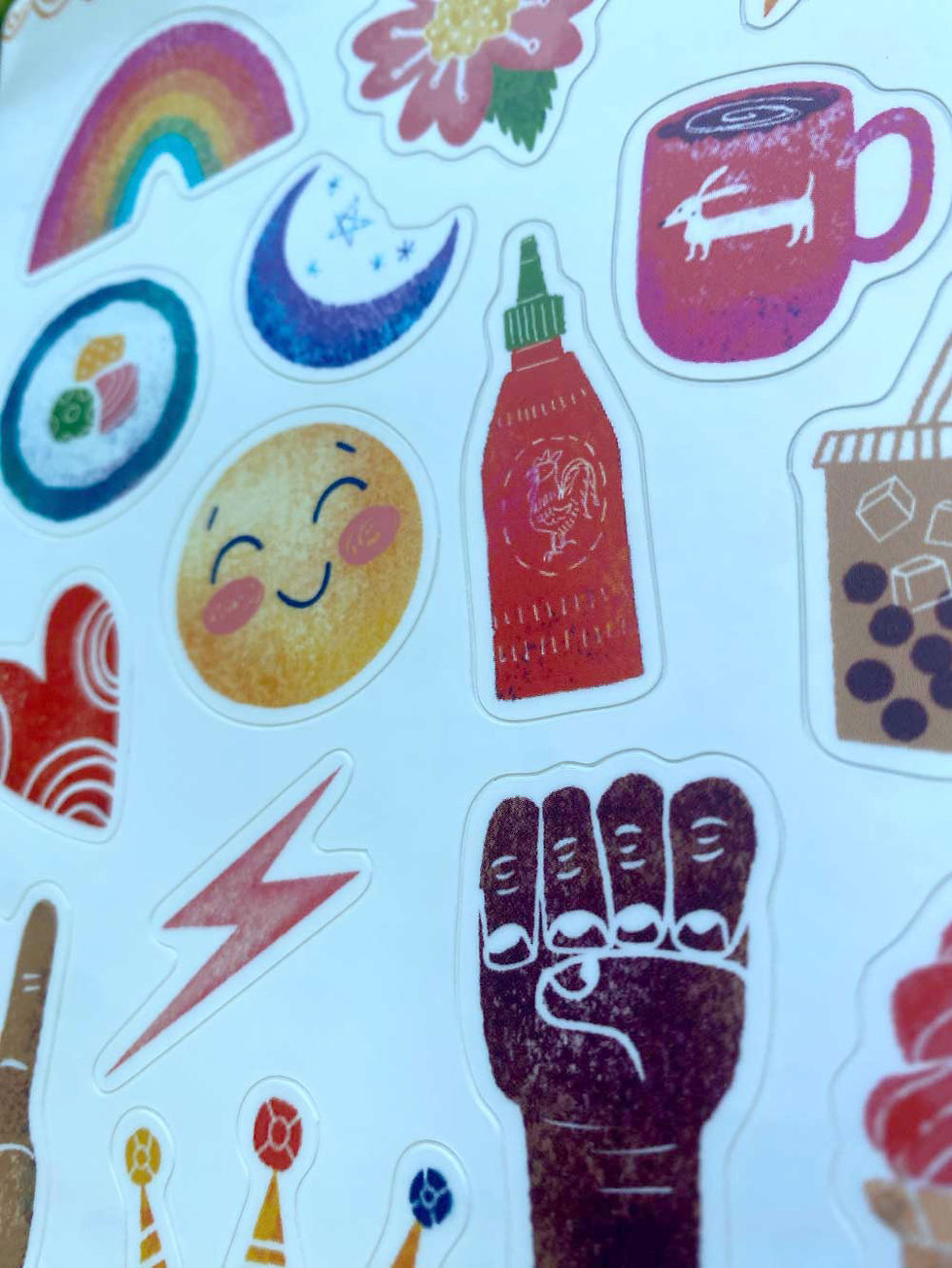 サムネイル： Sticker Sheet - Playful and Powerful Whimsical Designs for Every Mood