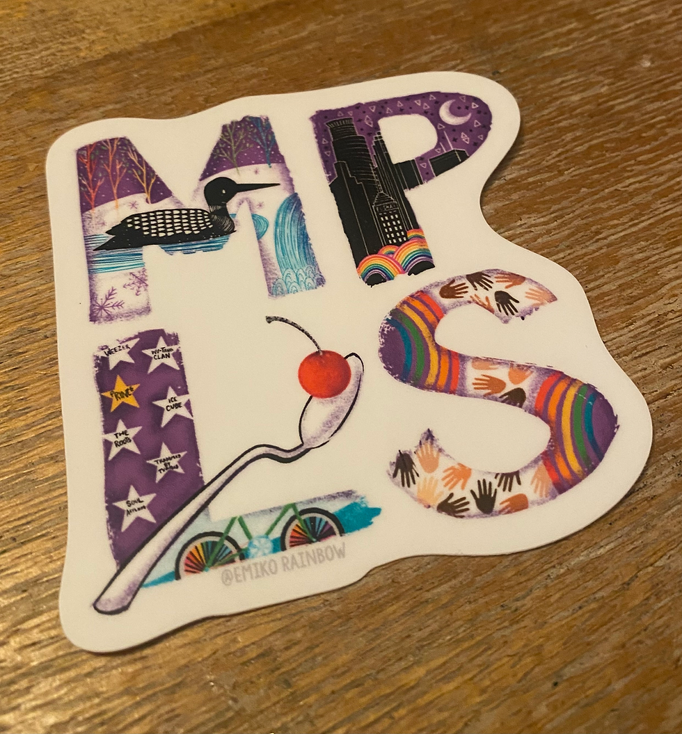 Miniatura: Minneapolis Iconic Sticker