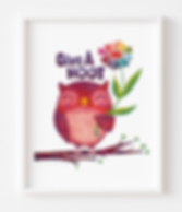 Give A Hoot - Art Print