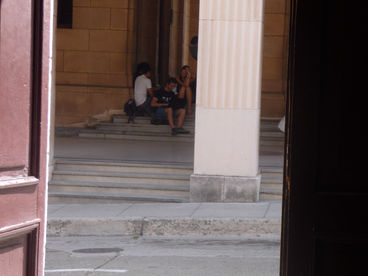 Facts about the door ajar in Cuba, like this one at Havana U...
