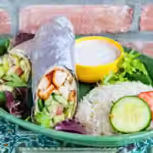 Sliced Tandoori Chicken Wrap