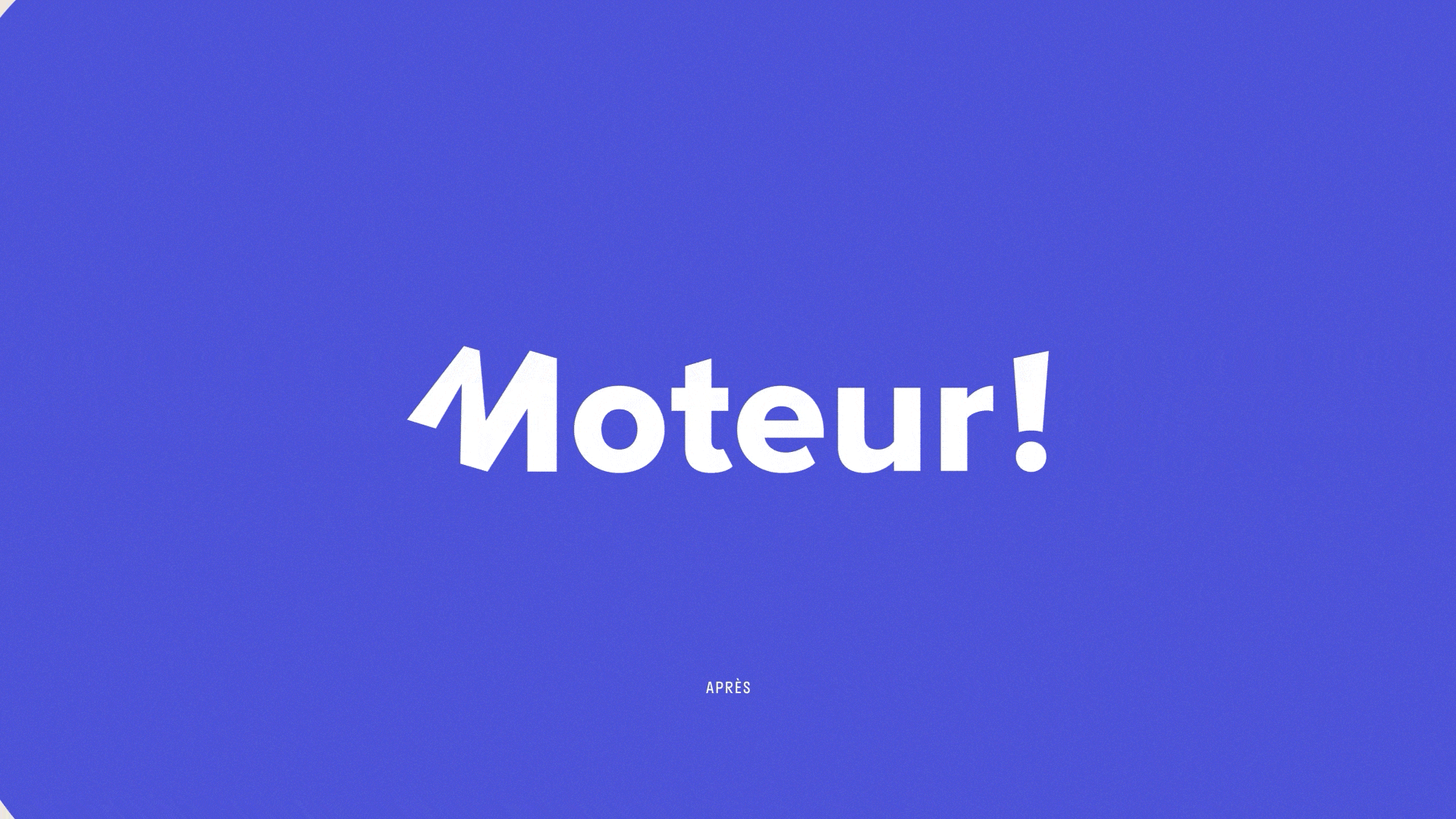 Moteur! - Rebranding