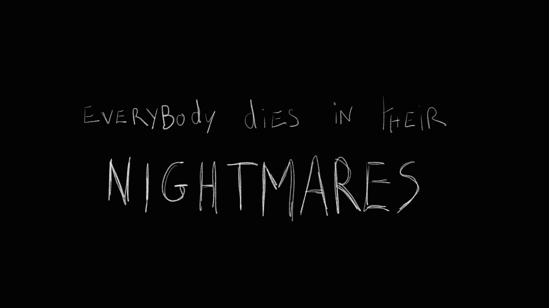 Everybody Dies In Their Nightmares - ANIMATION