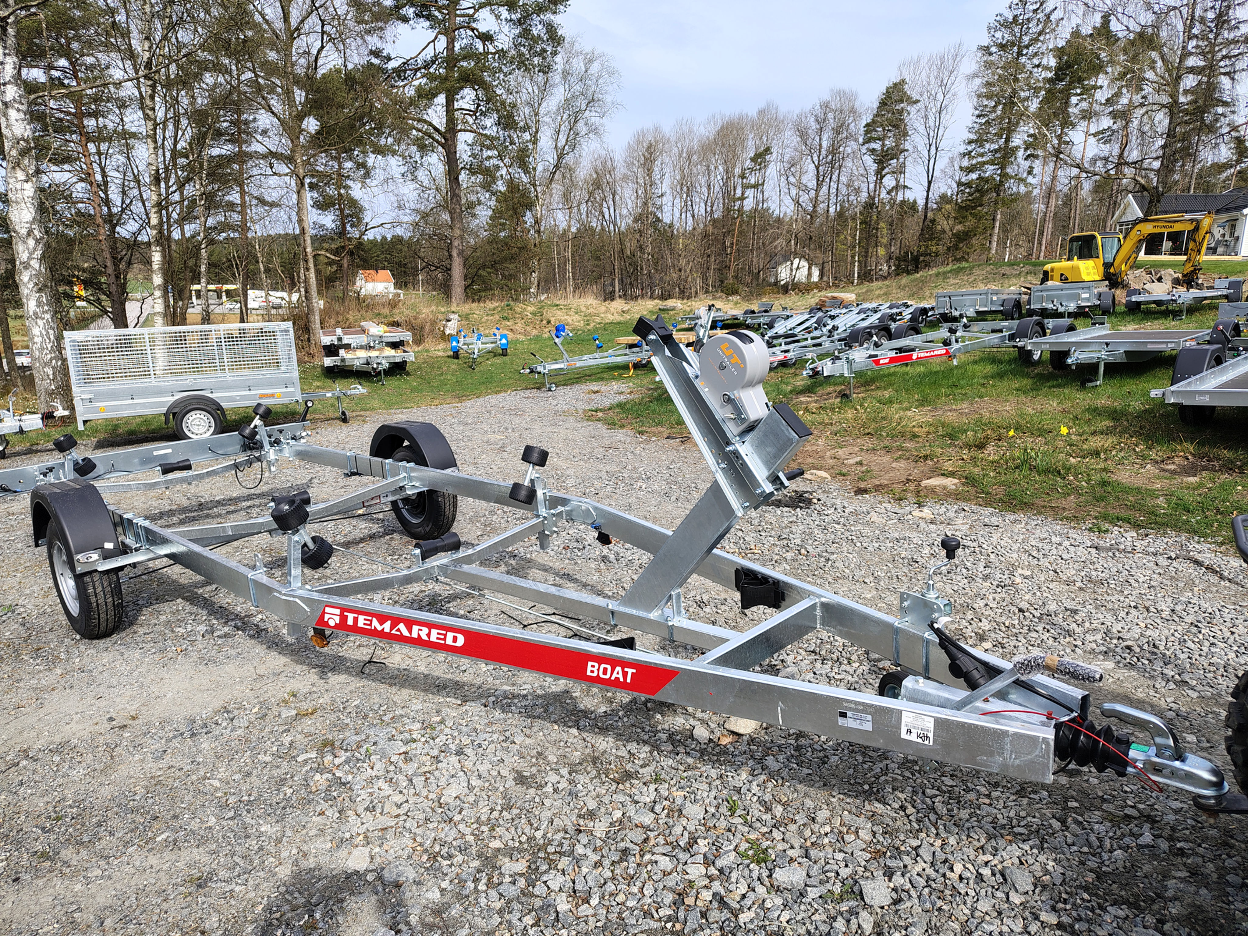 Temared B13 Båttrailer