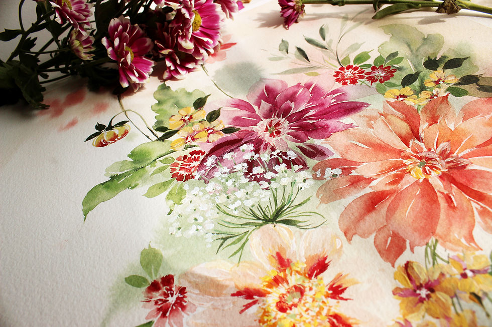 Thumbnail: ' Dancing Dahlias '