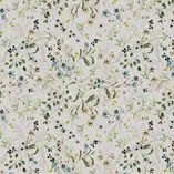 Floral Eden fabric made by Kelly Ventura and used for custom, hand-sewn lampshades by Mulberry & Oak Interiors in Edmonton, Alberta, Canada