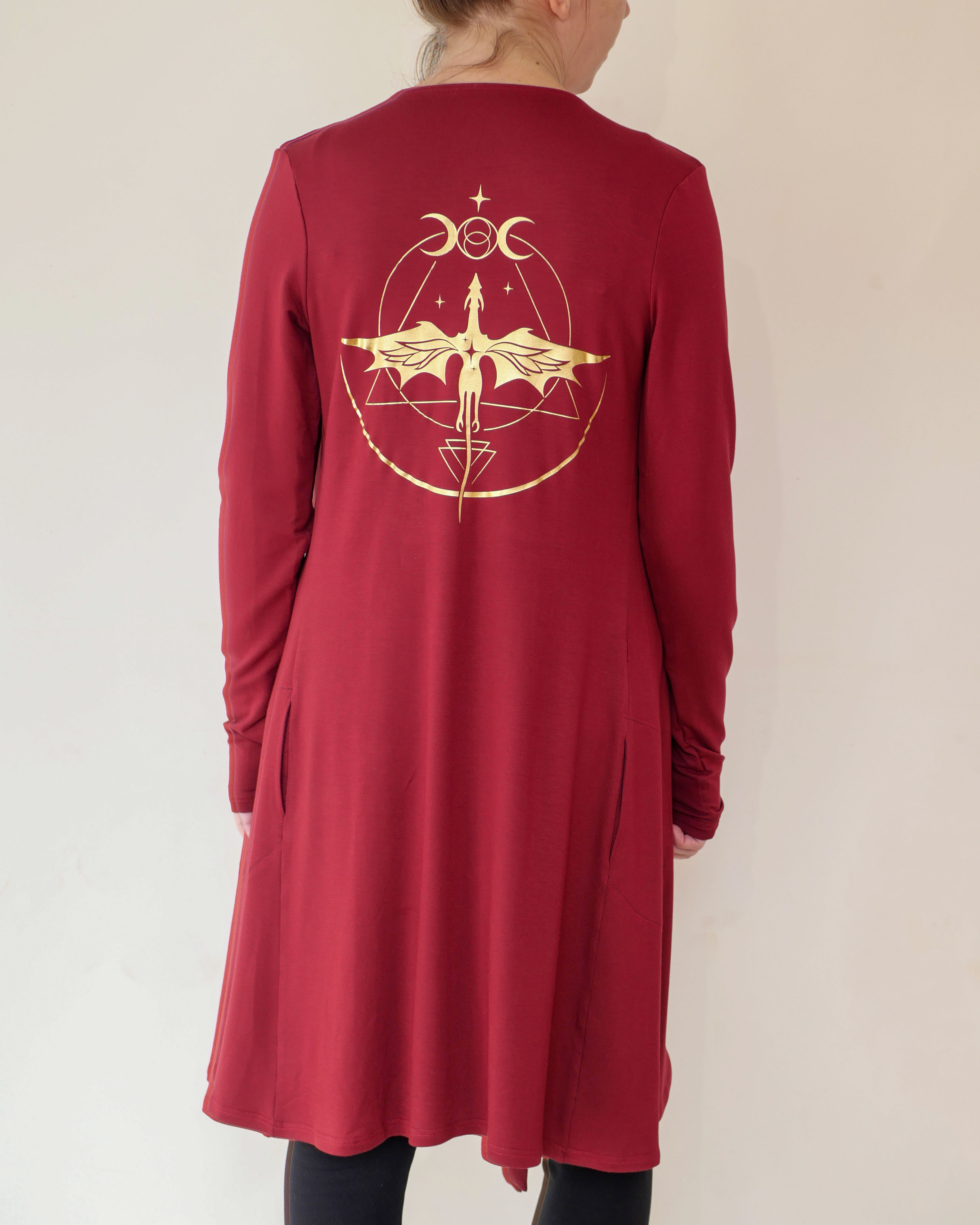 Luxusní kabátek PATRON DUŠE - bordó