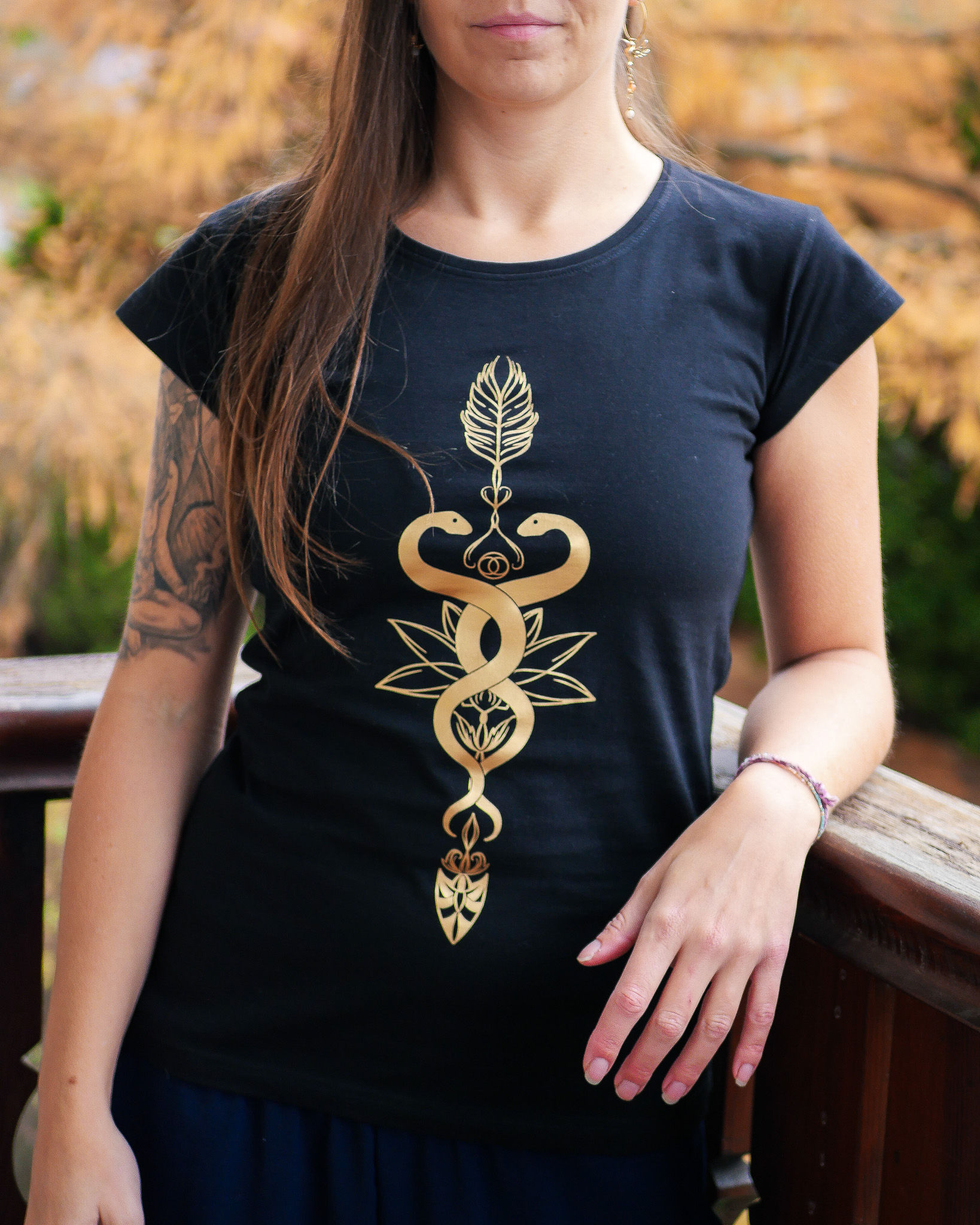 Dámské triko - STRÁŽCI ROVNOVÁHY - černá