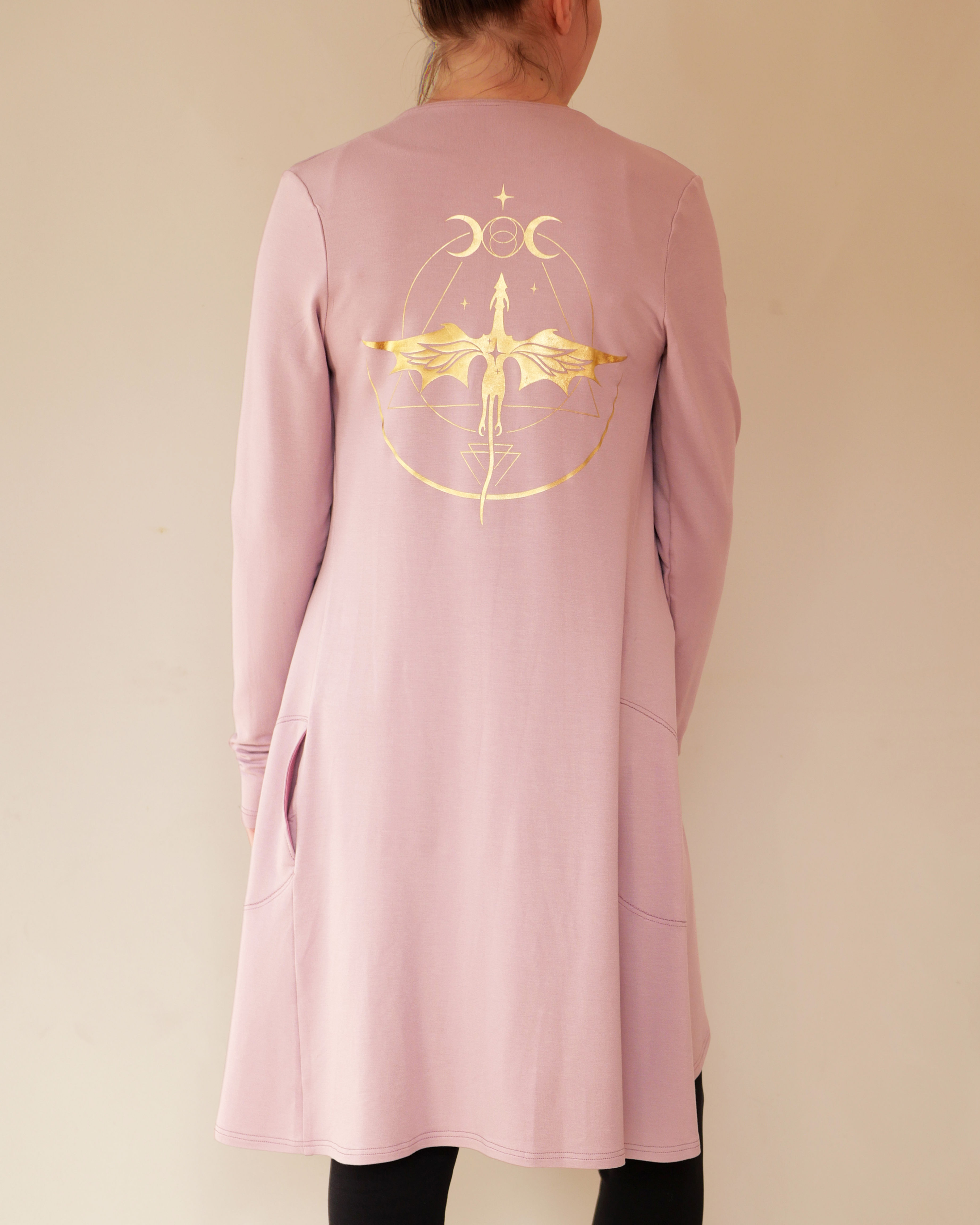 Luxusní kabátek PATRON DUŠE - magnólie