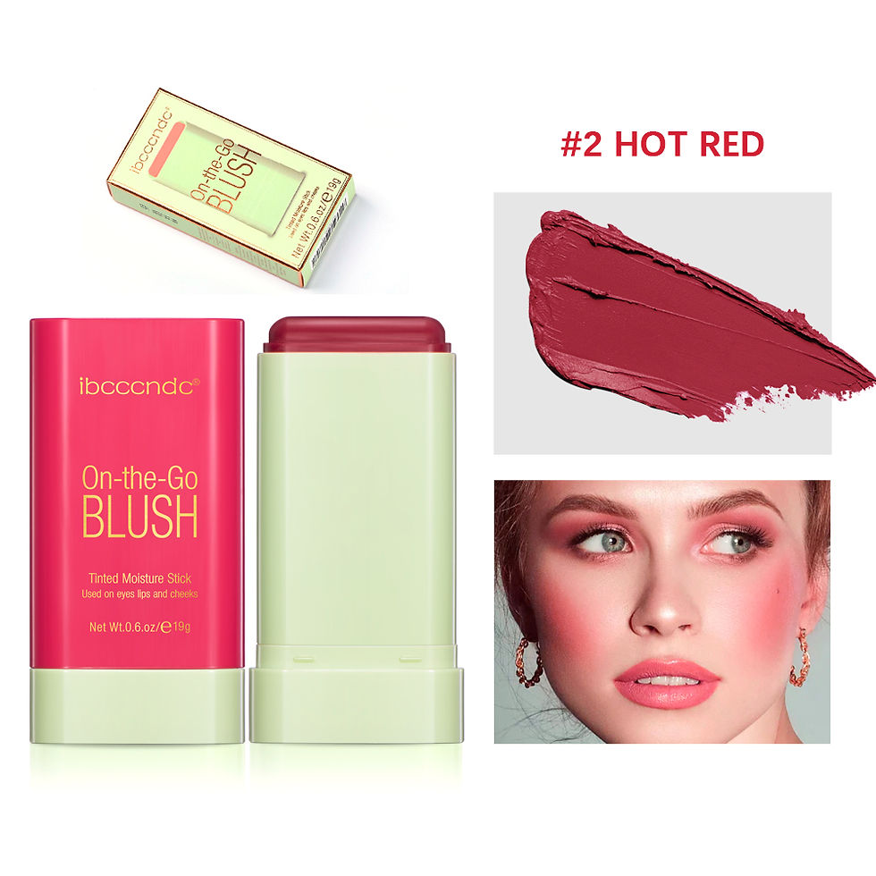 Miniatura: Blush em bastão 3 em 1 - Blush, Batom e Sombra