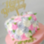 Torta Rosas Crema