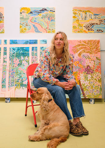In Full Bloom: Camilla Perkins Dreams in Colour at Opera Gallery London