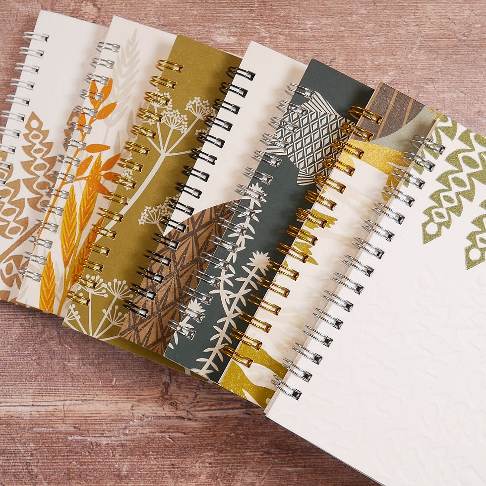 Thumbnail: Sketch Book Embossed Fish Design