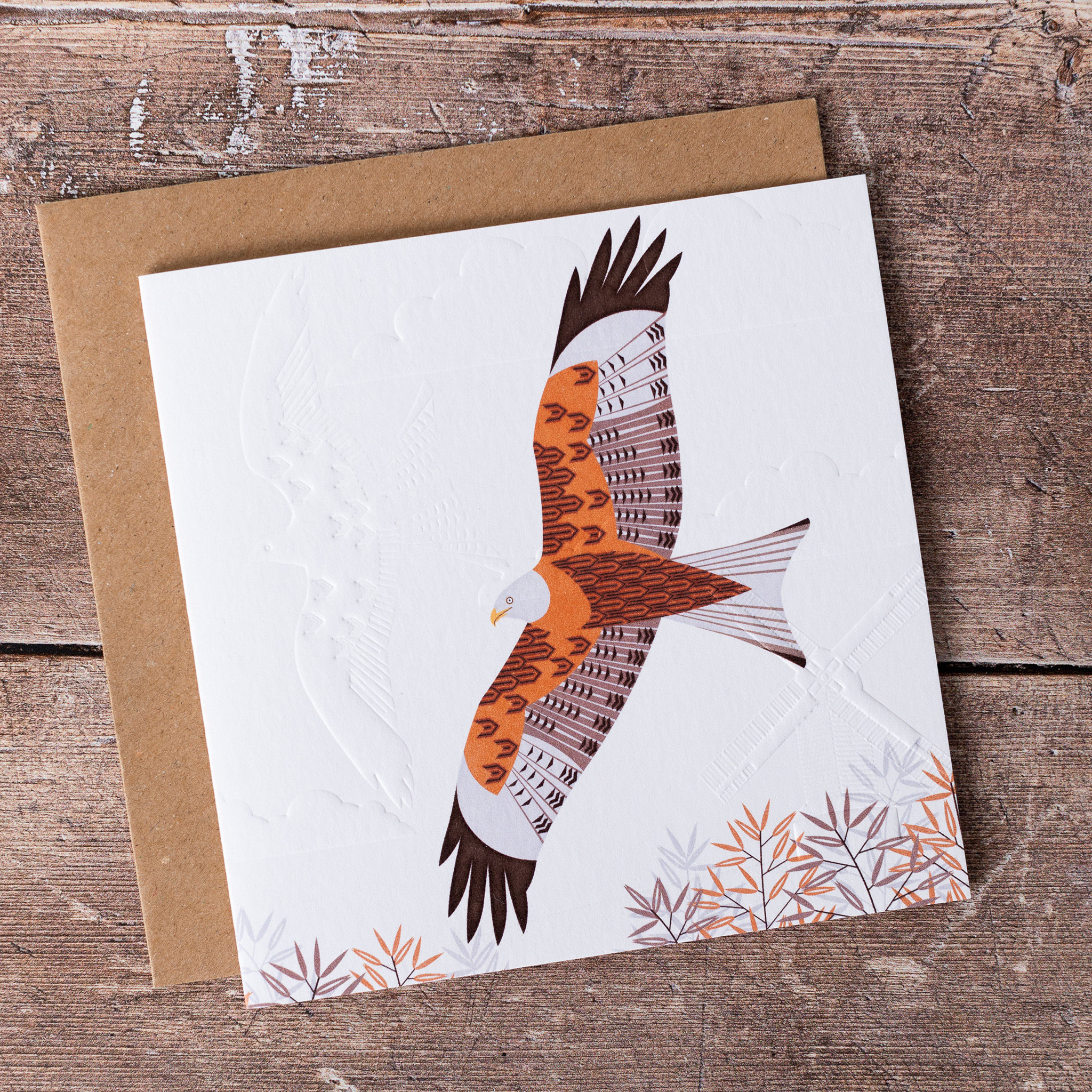Red Kite Greeting Card