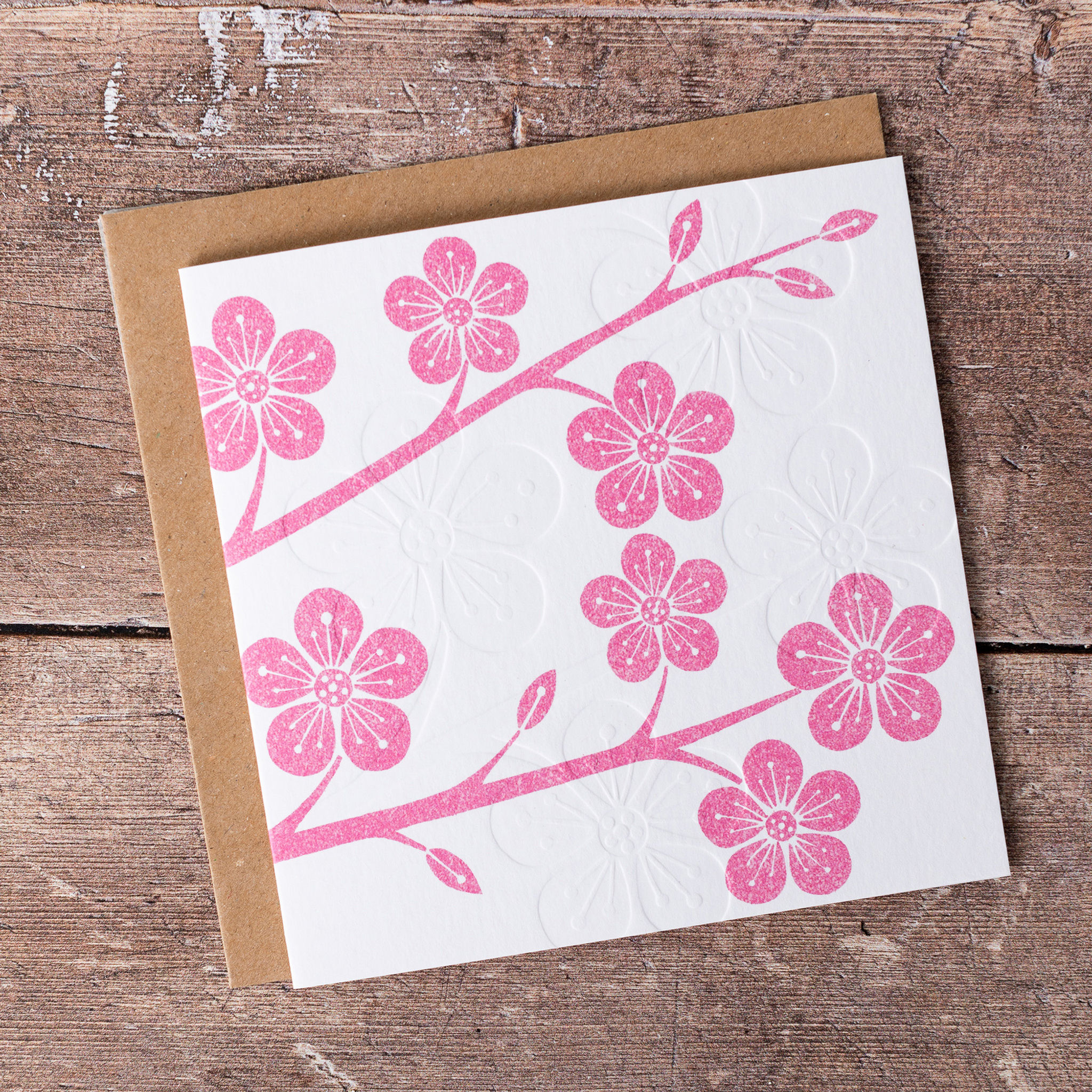 Cherry Blossom Greeting Card