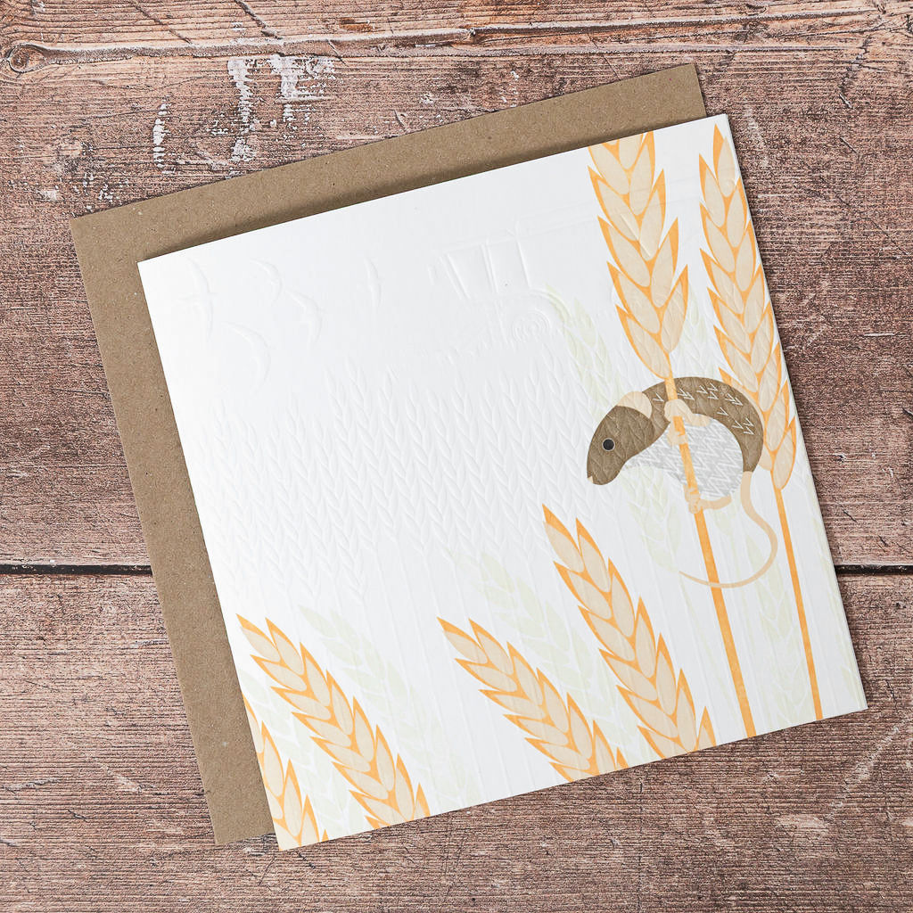 Field Mouse Greeting Card