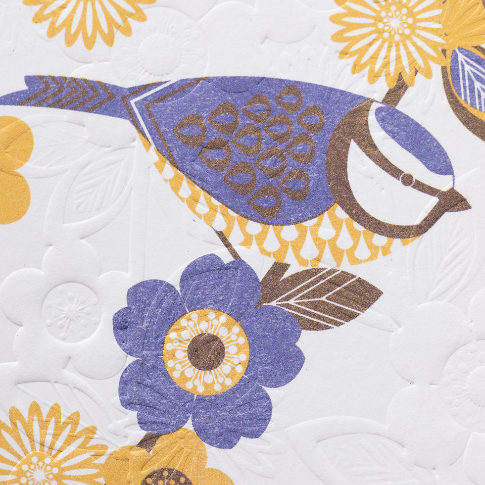 Thumbnail: Single Blue Tit Greeting Card