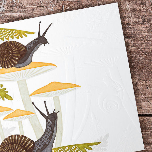 Thumbnail: Snail Greeting Card 