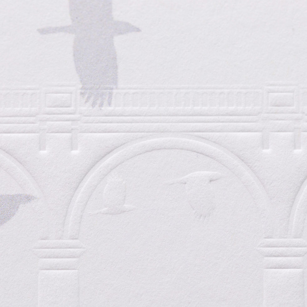 Thumbnail: Flying Crow Greeting Card