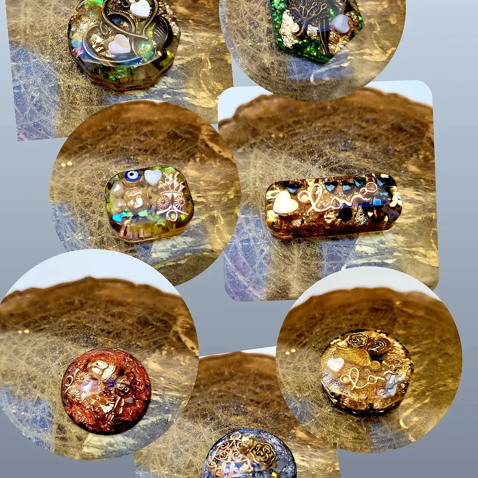 Miniatura: Přívěsky na krk, na klíče, záložky do knih,  talismany, ...