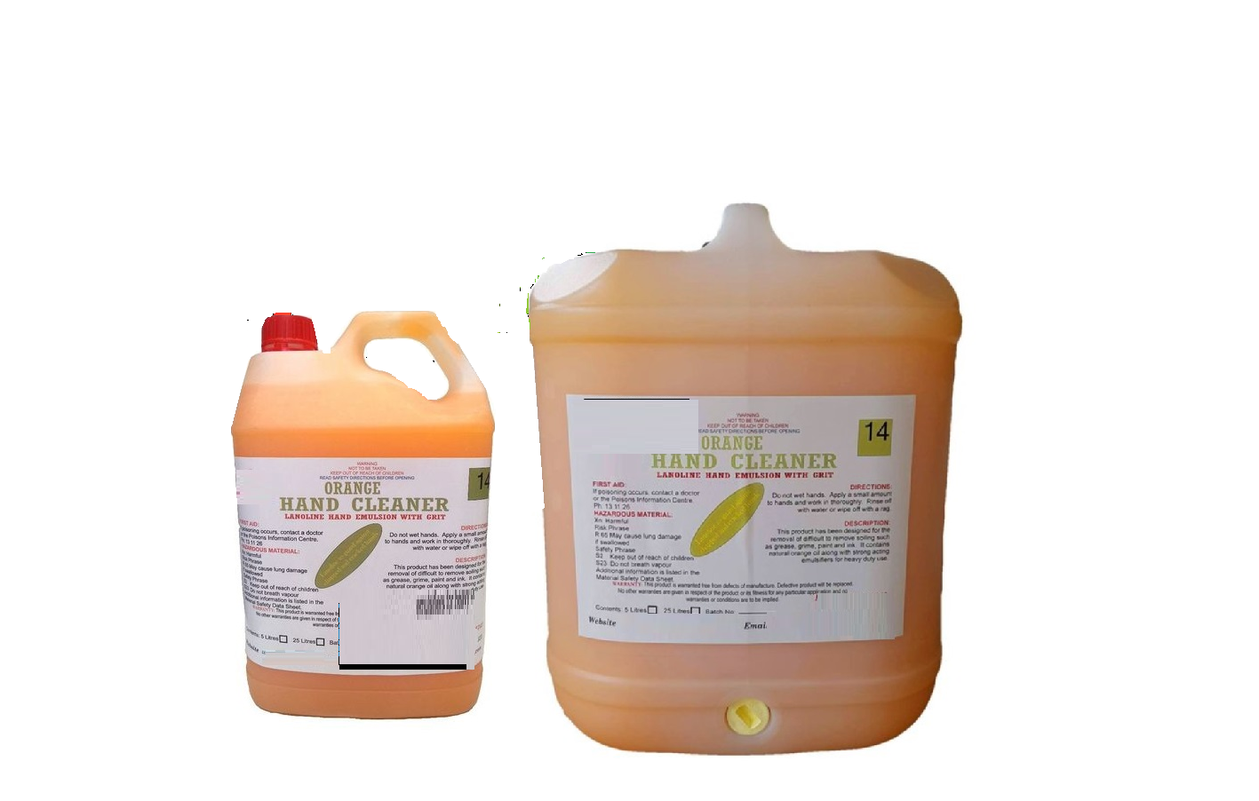 Hand Cleaner with Pumice Orange Oil & Citrus Oil Hand Soap