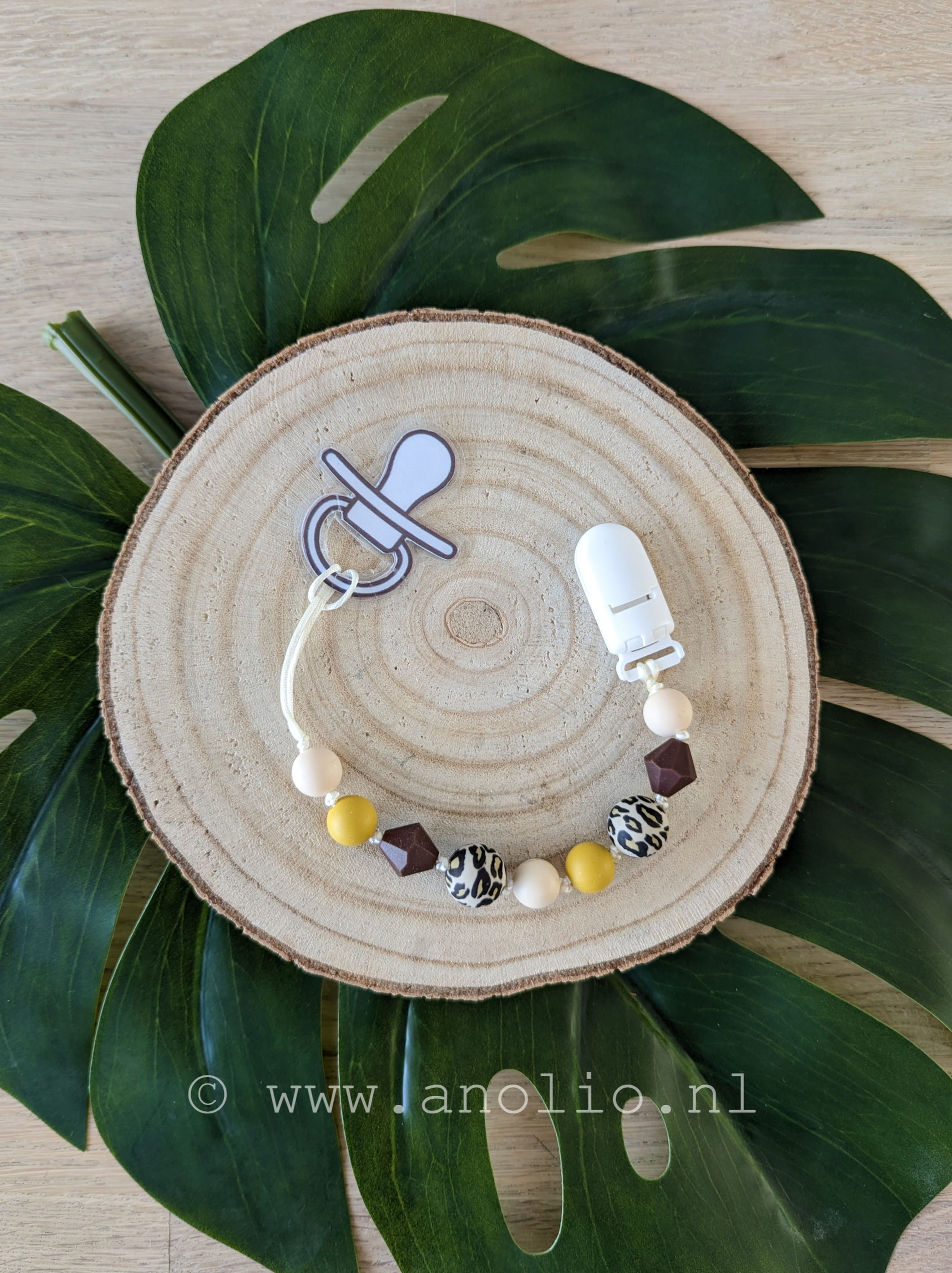 Speenkoord luipaard jungle mix