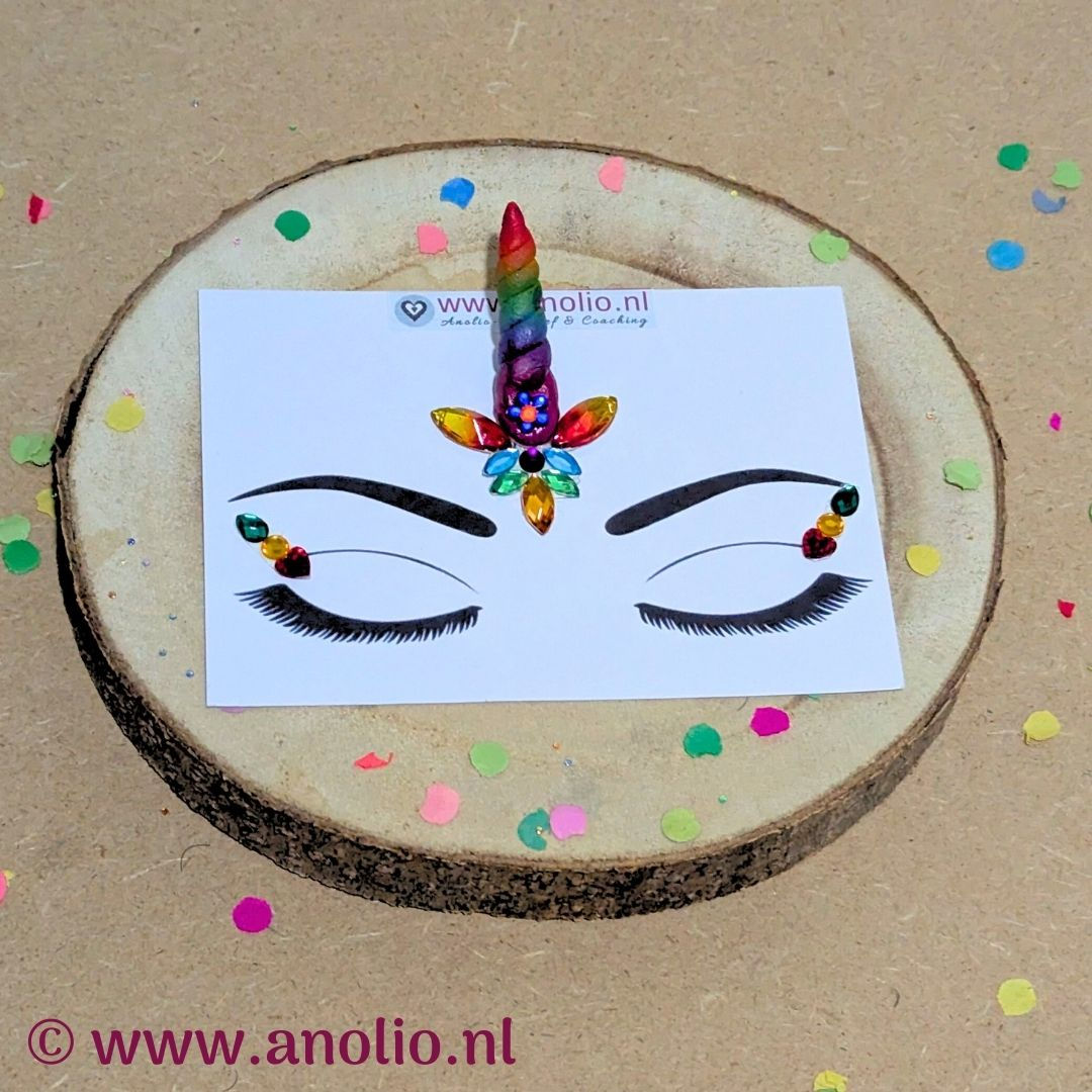 Face Jewel "Unicorn Rainbow candy"