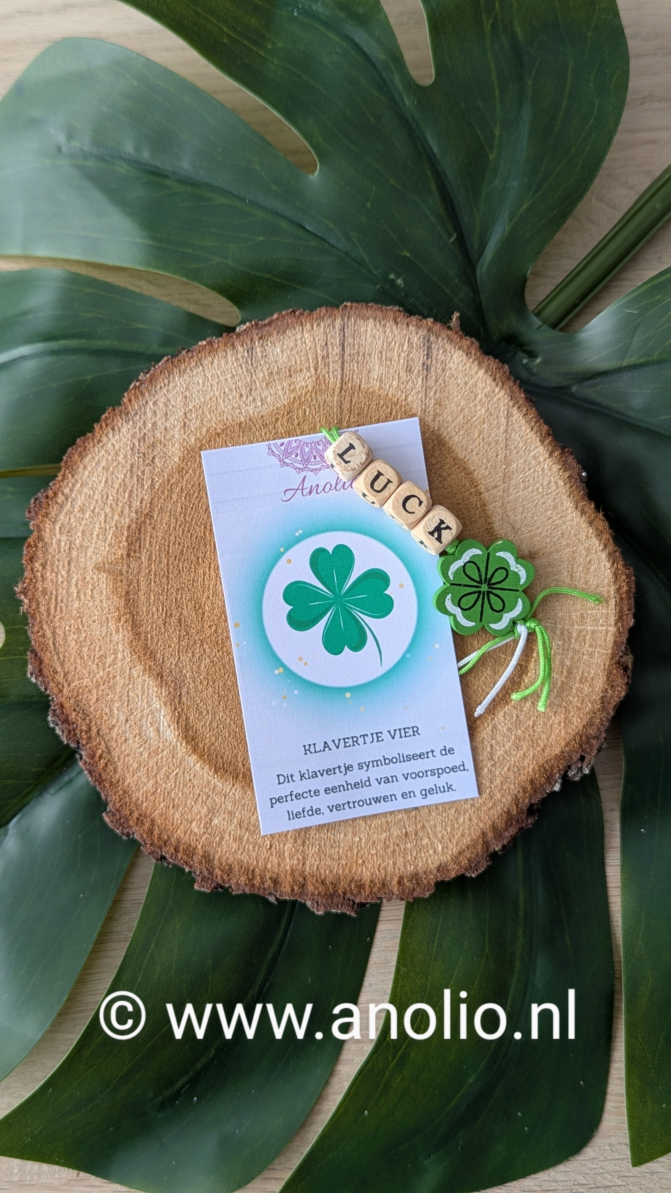 Geluk sleutelhanger "Luck"