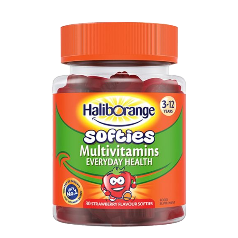 Haliborange Multivitamin Softies, Strawberry Flavour - 30 Softies