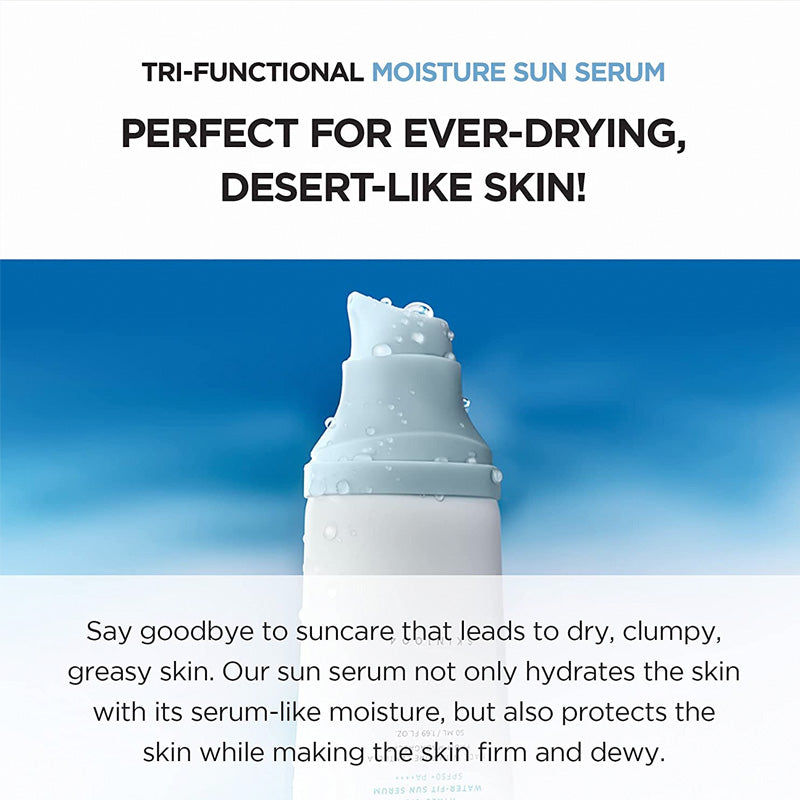 Thumbnail: SKIN1004 Hyalu-CICA Water-fit Sun Serum SPF50+ PA++++ - 50 ml