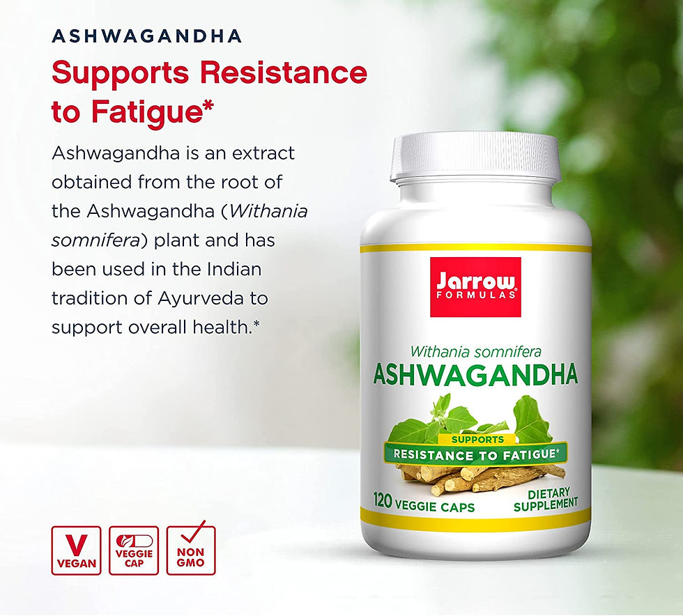 Thumbnail: Jarrow Formulas Ashwagandha 120 Capsules