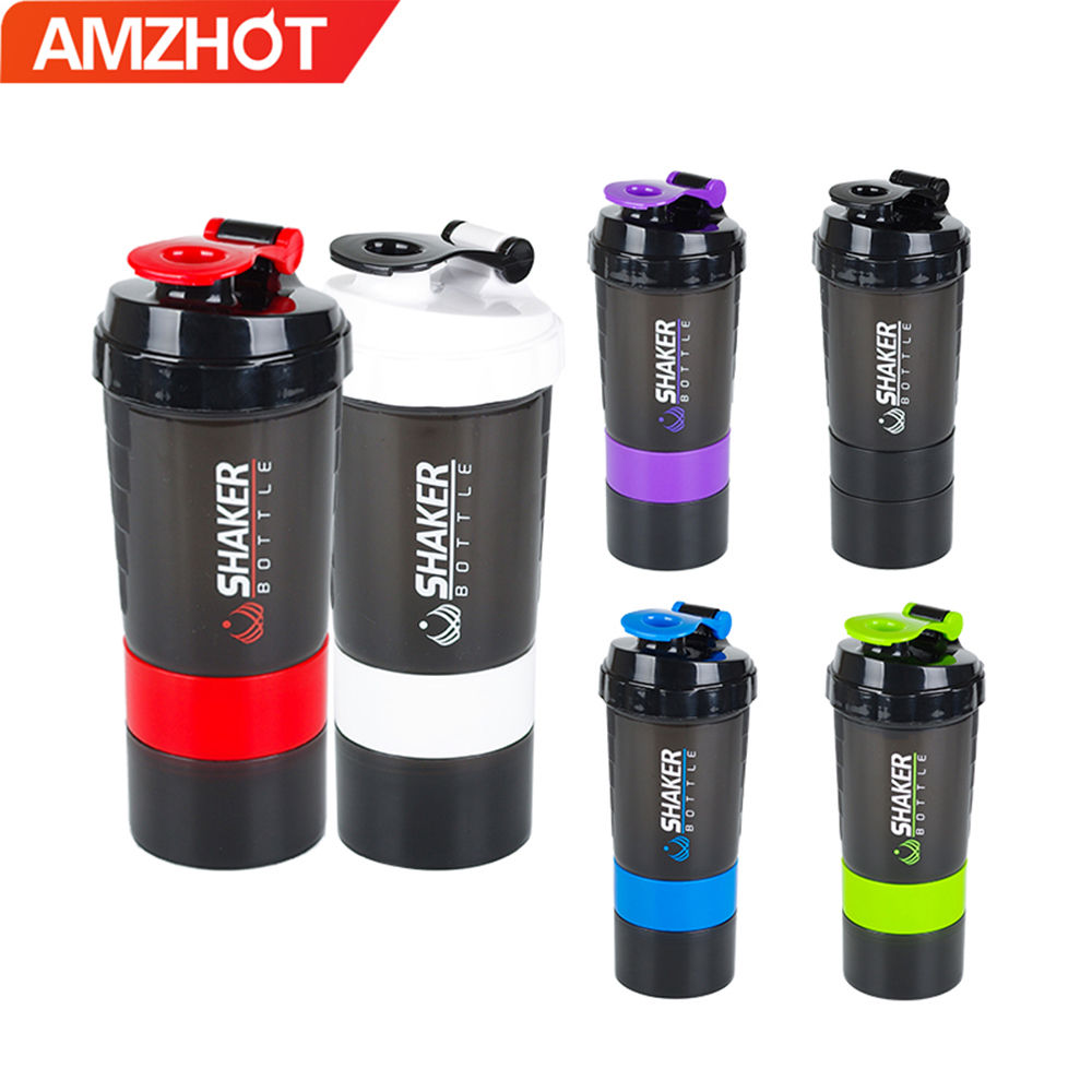 Gym Fitness PP Water Bottle Protein Shaker Shake Bottle