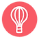 Hot Air Balloon - Pink