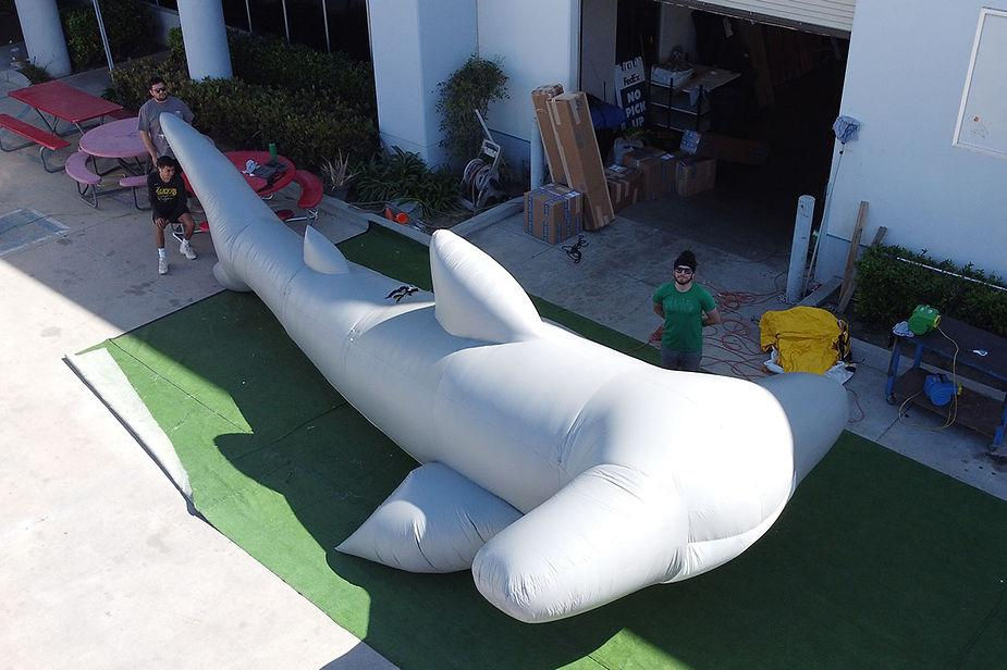 This 27 ft. hammerhead is one example of how we can customize any order to size and design preferences.