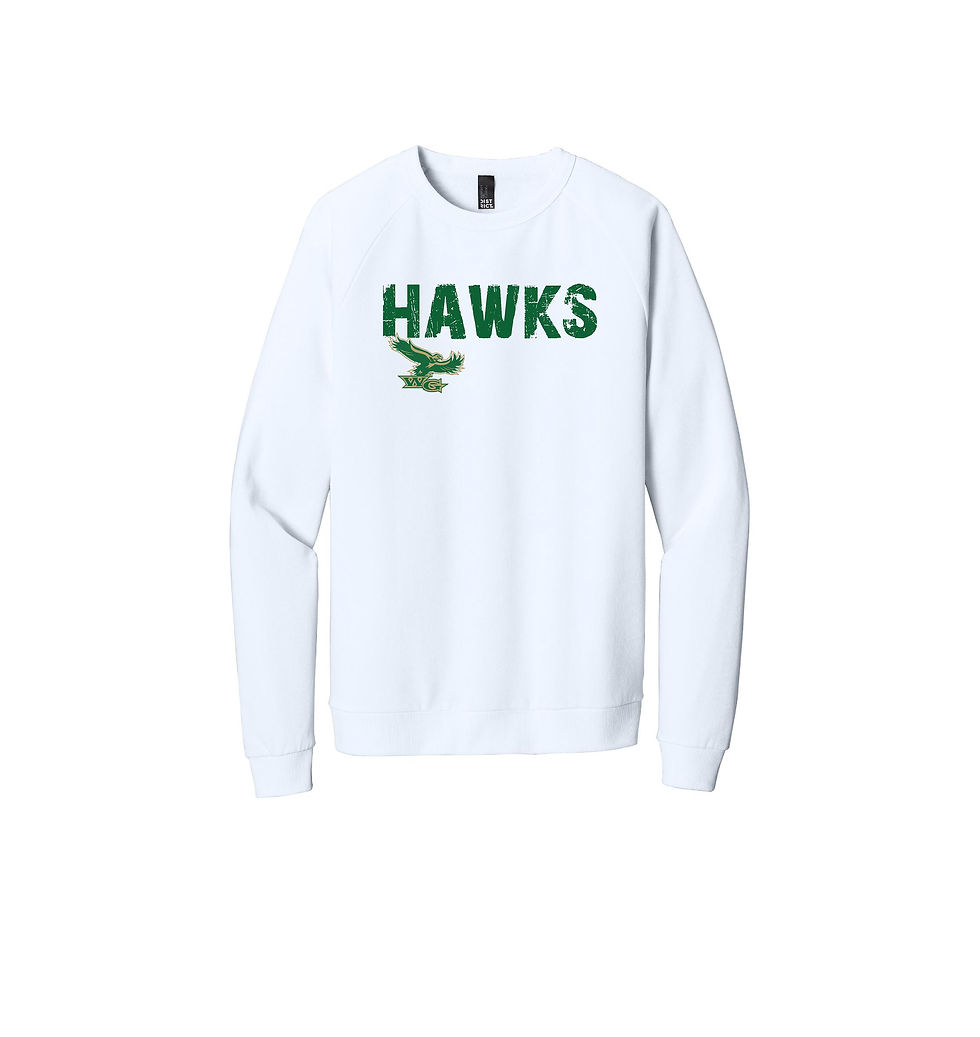 Thumbnail: WG Simple Hawks District Fleece Crewneck