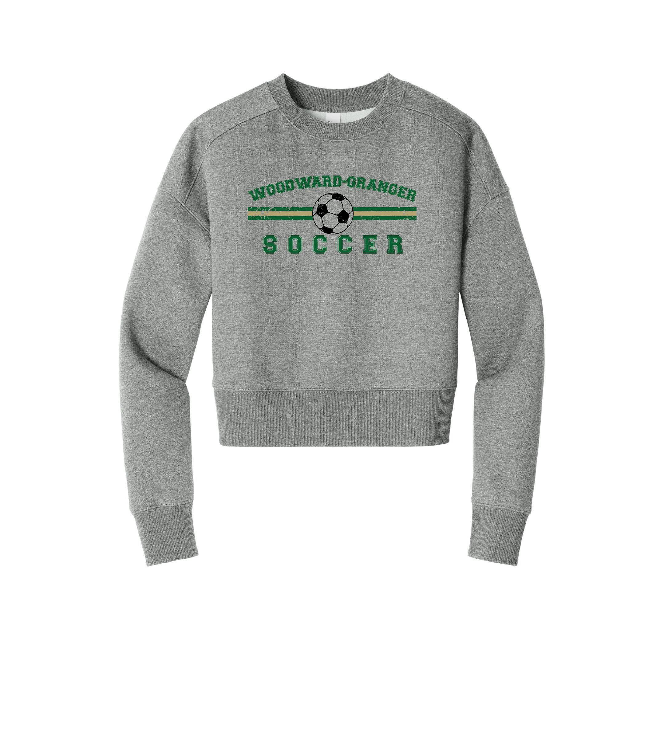 WG Soccer District Cropped Fleece- Distressed