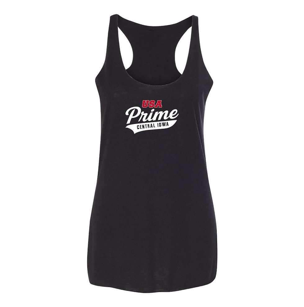 Thumbnail: USA Prime Bella Canvas Women's Racerback Tank Simple Design
