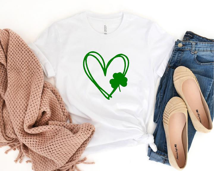Bella Adult Heart Shamrock