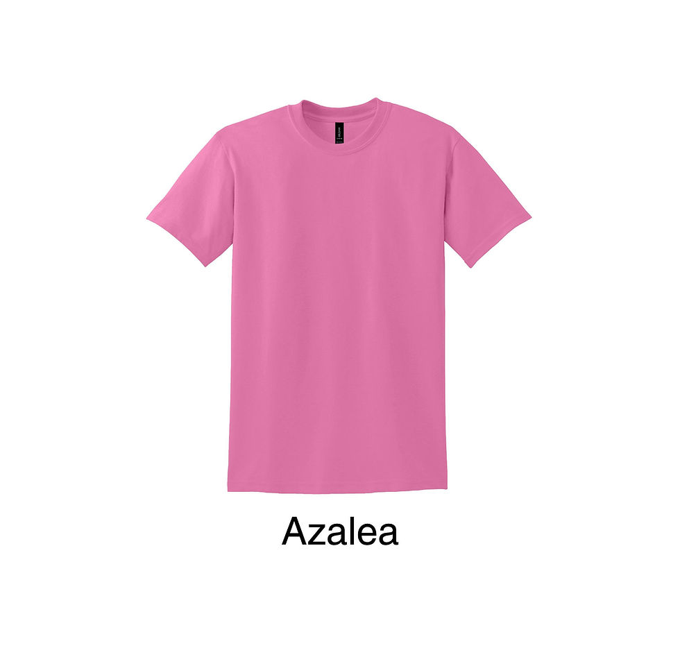 Thumbnail: Custom 1-Color Imprint Pink Out Gildan T-Shirt