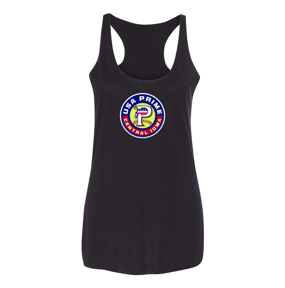 Thumbnail: USA Prime Bella Canvas Women's Racerback Tank Circle Design