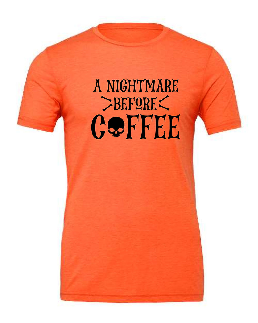 Thumbnail: Nightmare Before Coffee T-Shirt