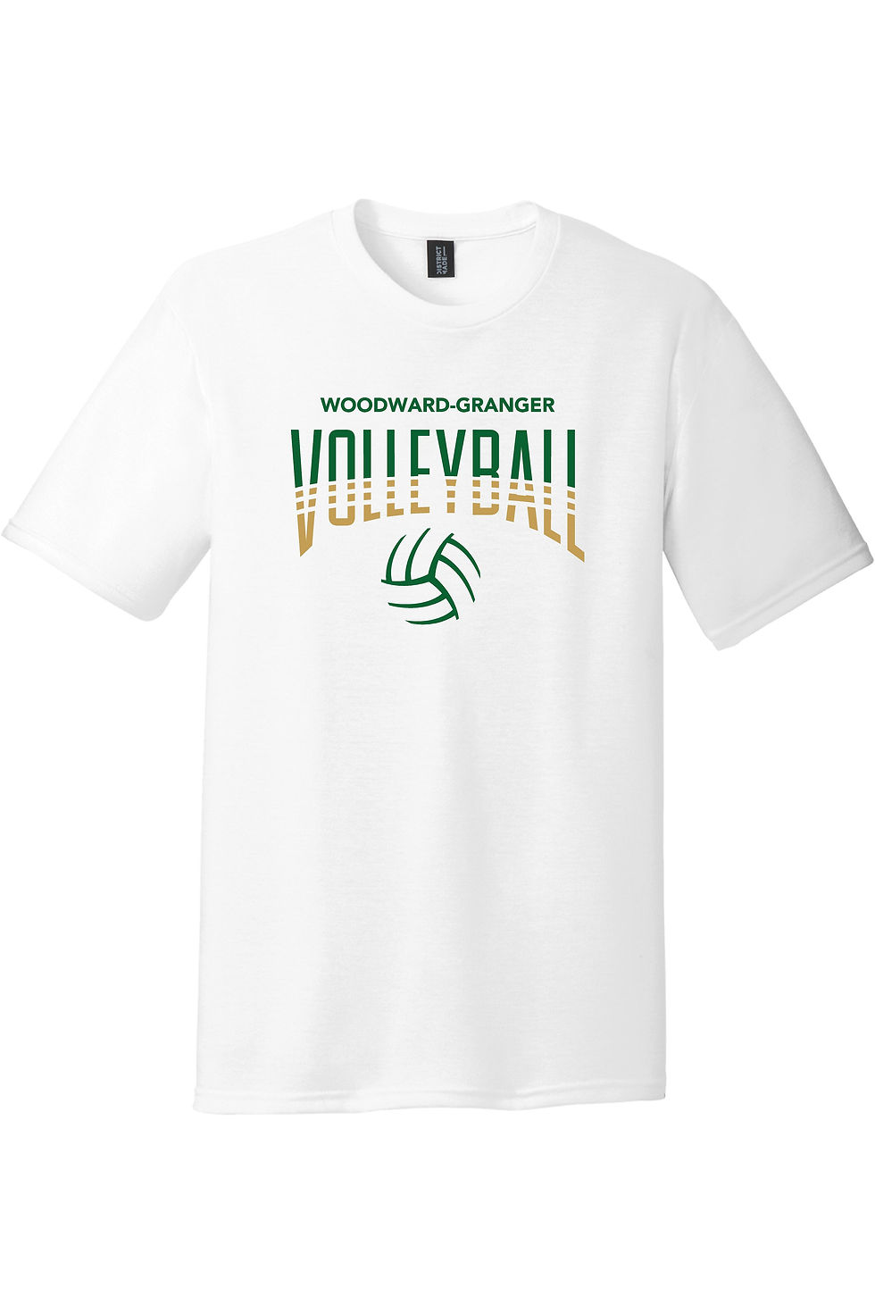 Thumbnail: WG Volleyball Striped Design District Perfect Tri Tee