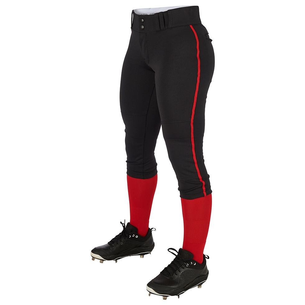 Thumbnail: Tournament Women's Traditional Low Rise Pants w/braid
