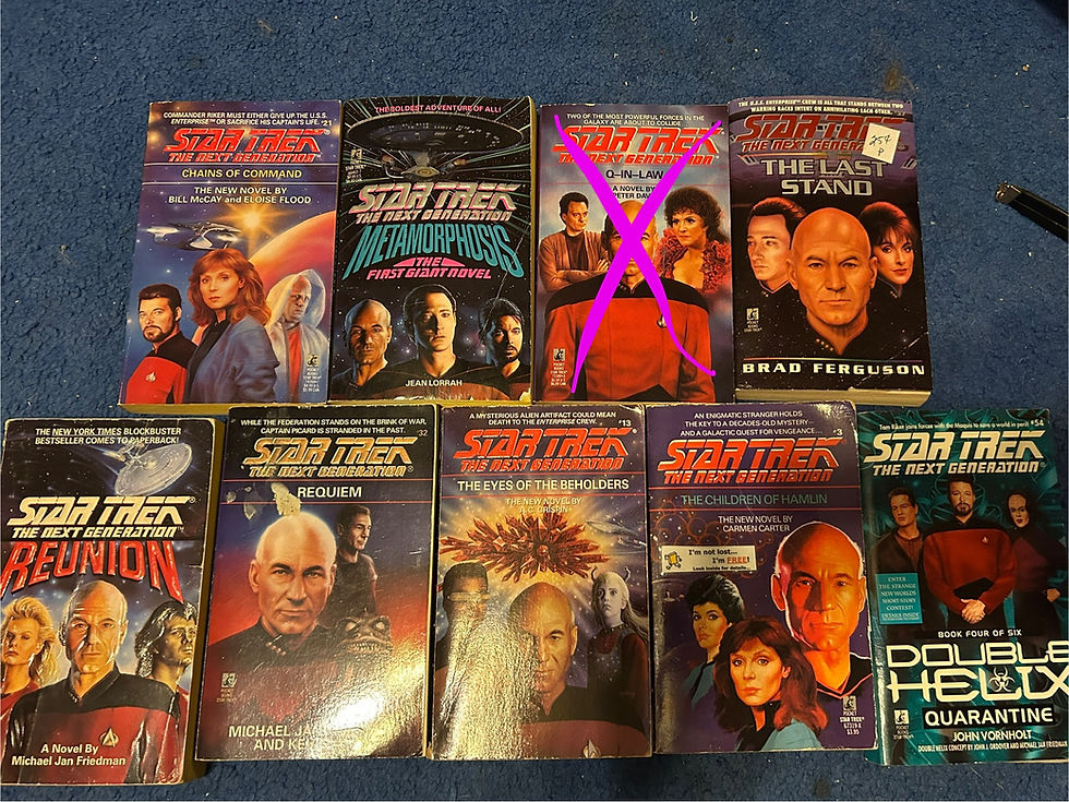 Thumbnail: MYSTERY Star Trek books