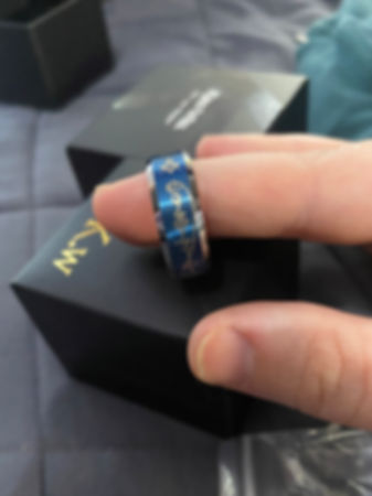 Custom Vulcan Calligraphy Ring