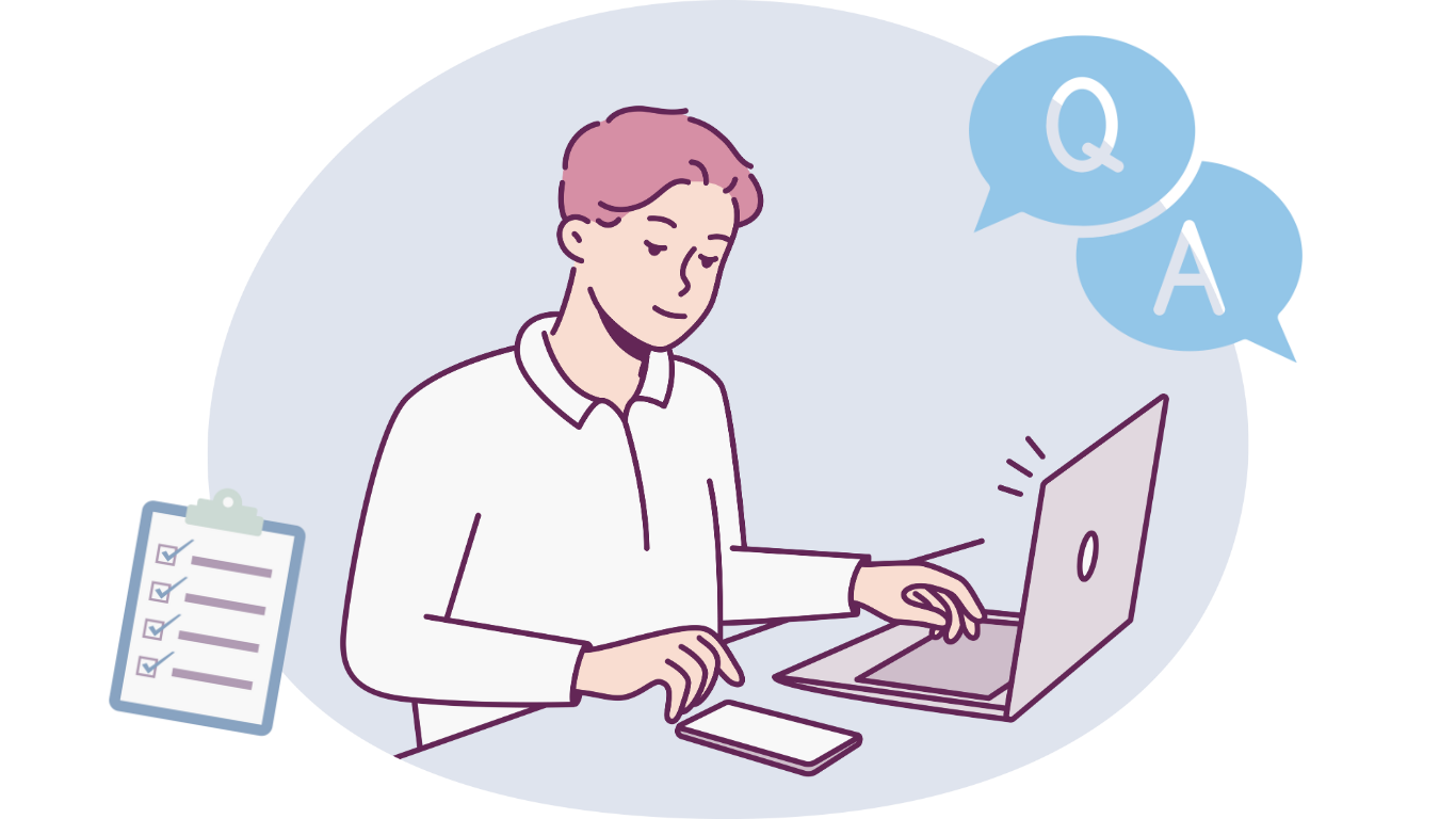 実態把握調査のイメージイラスト