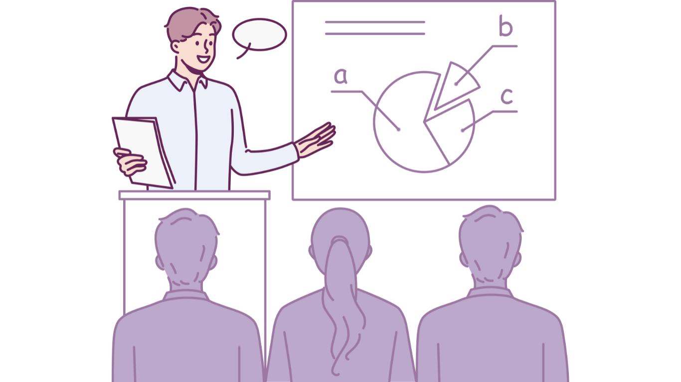 対面勉強会のイメージイラスト