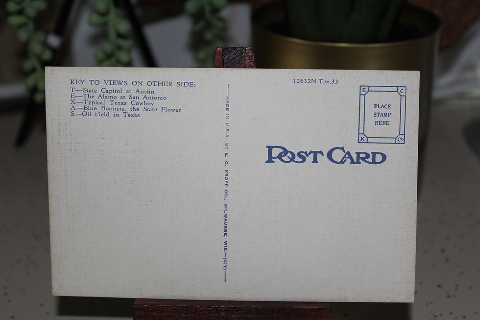 Thumbnail: Vintage Fort Worth Post Card