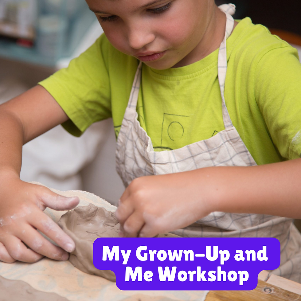 NEW! My Grown-Up and Me Workshop: Clay Animal Bowls